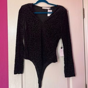 Leopard print bodysuit